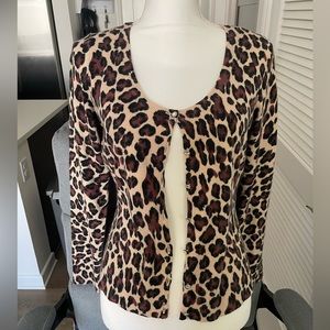 Animal Print Betsey Johnson Cardigan